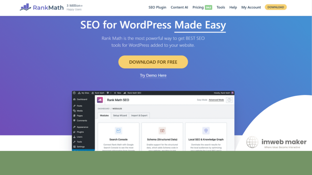 Best SEO Plugin: Rank Math (Free & Premium)